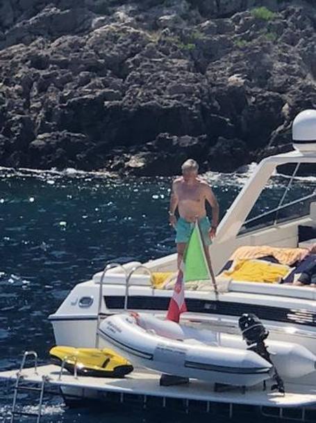 Carlo Ancelotti si gode gli ultimi giorni di vacanza. RomaPress